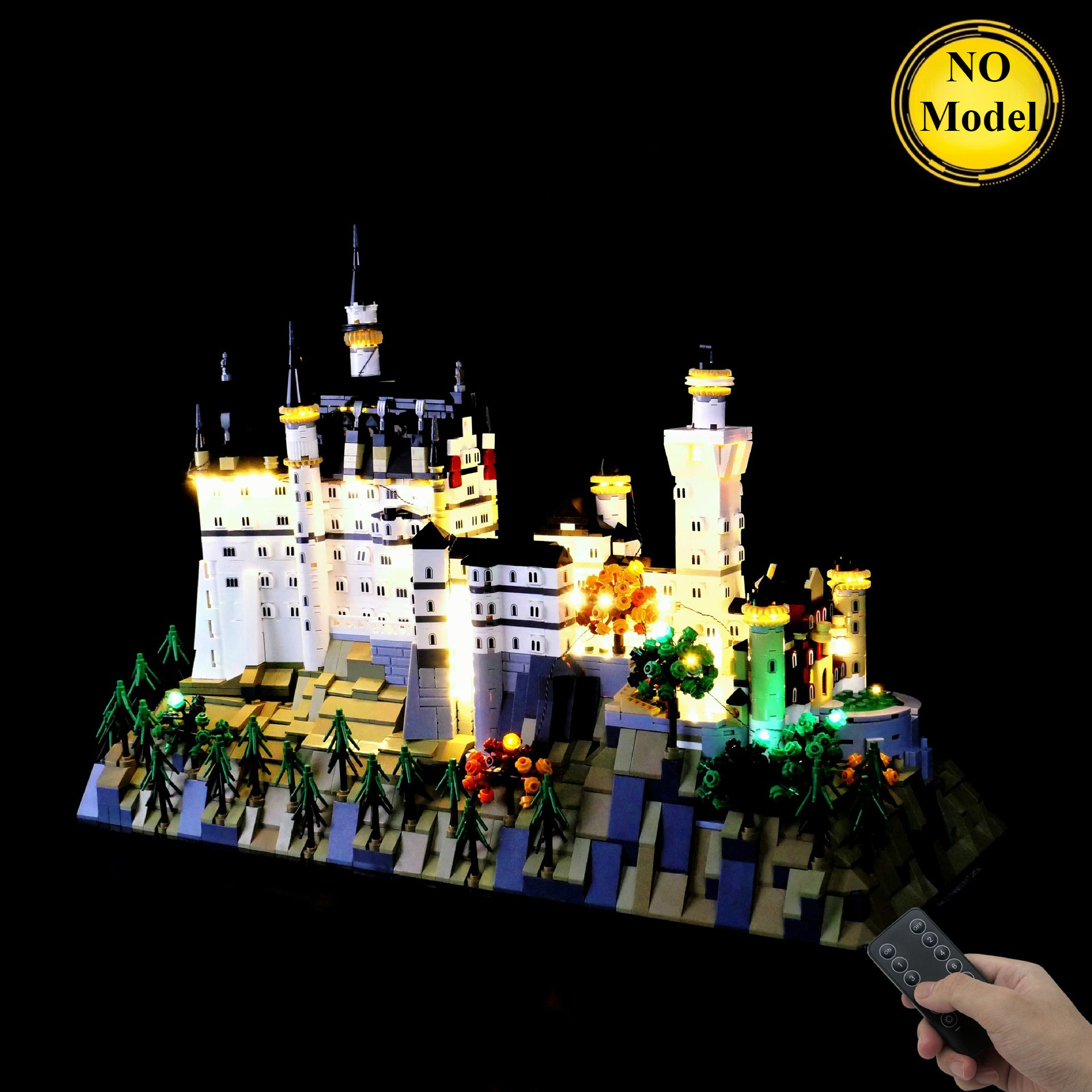 Model Kit Chemistry - Led Light Kit for LEGO Neuschwanstein