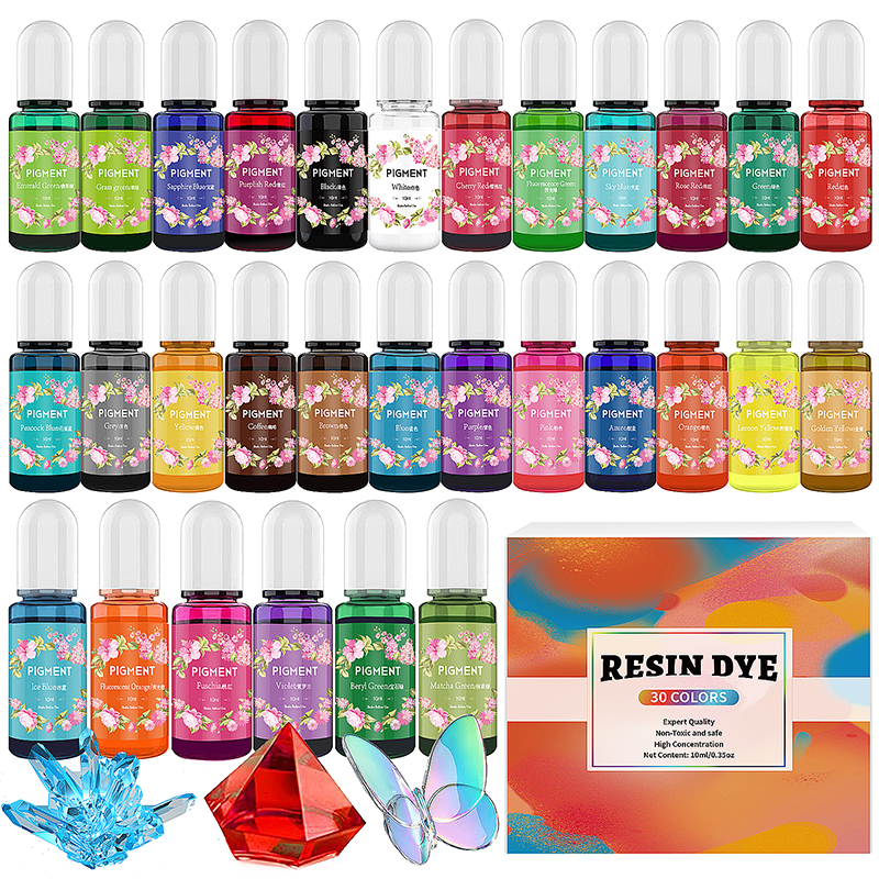 Resin Kit Cast - DIY Epoxy Resin Pigment Kit Candle