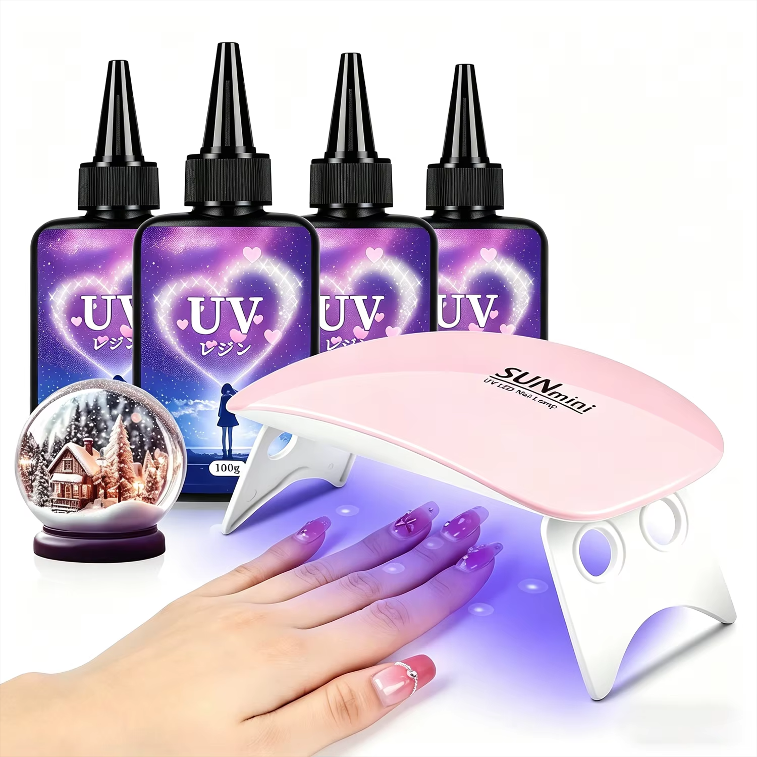 Resin Kit Cast - UV Resin Crystal Clear Ultraviolet Thin
