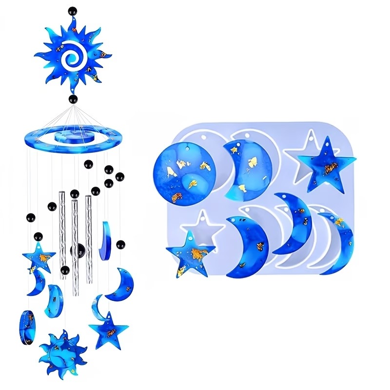 Resin Kit Cast - Top Quality 1Pc Sun Moon Star