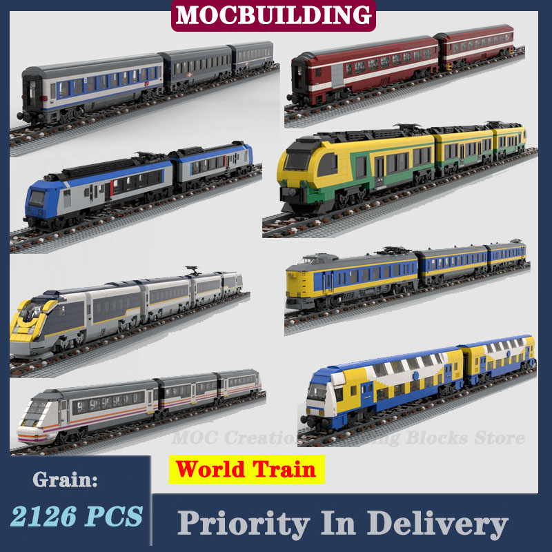 Model Kit Train - MOC City 220 Class Diesel Train