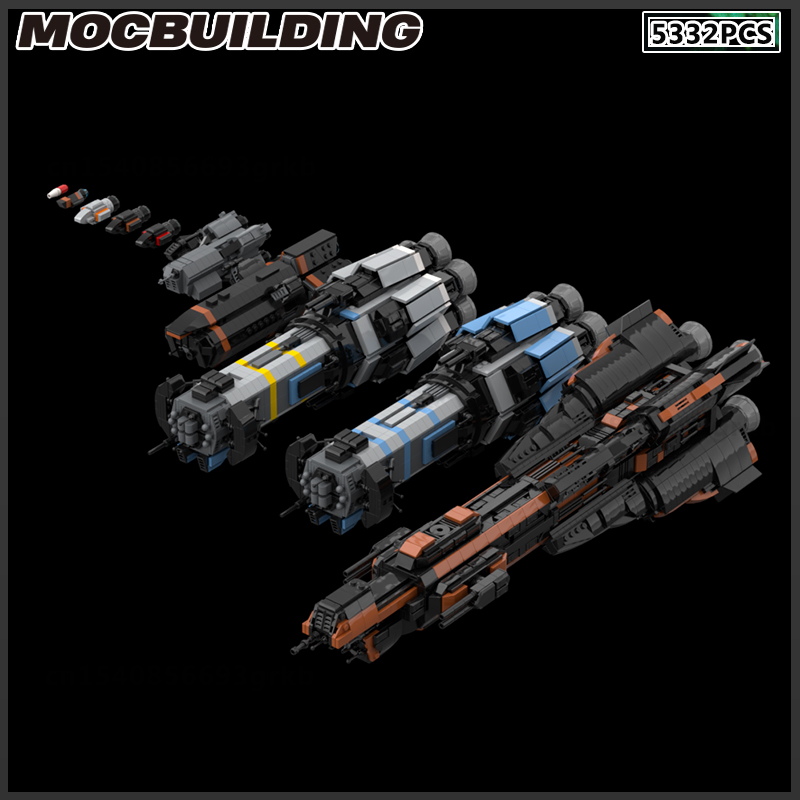 MOC Building Block Space Ship  - مراجعة Model Kit Battleship وسعره