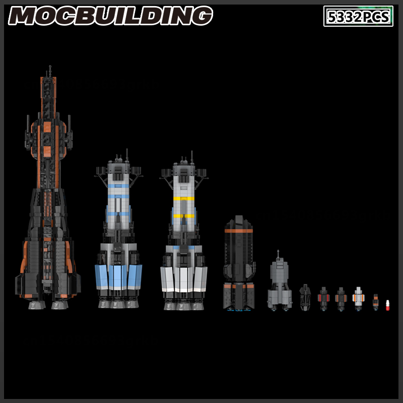 MOC Building Block Space Ship  - مراجعة Model Kit Battleship وسعره