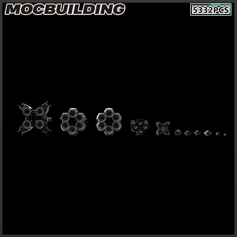 MOC Building Block Space Ship  - مراجعة Model Kit Battleship وسعره