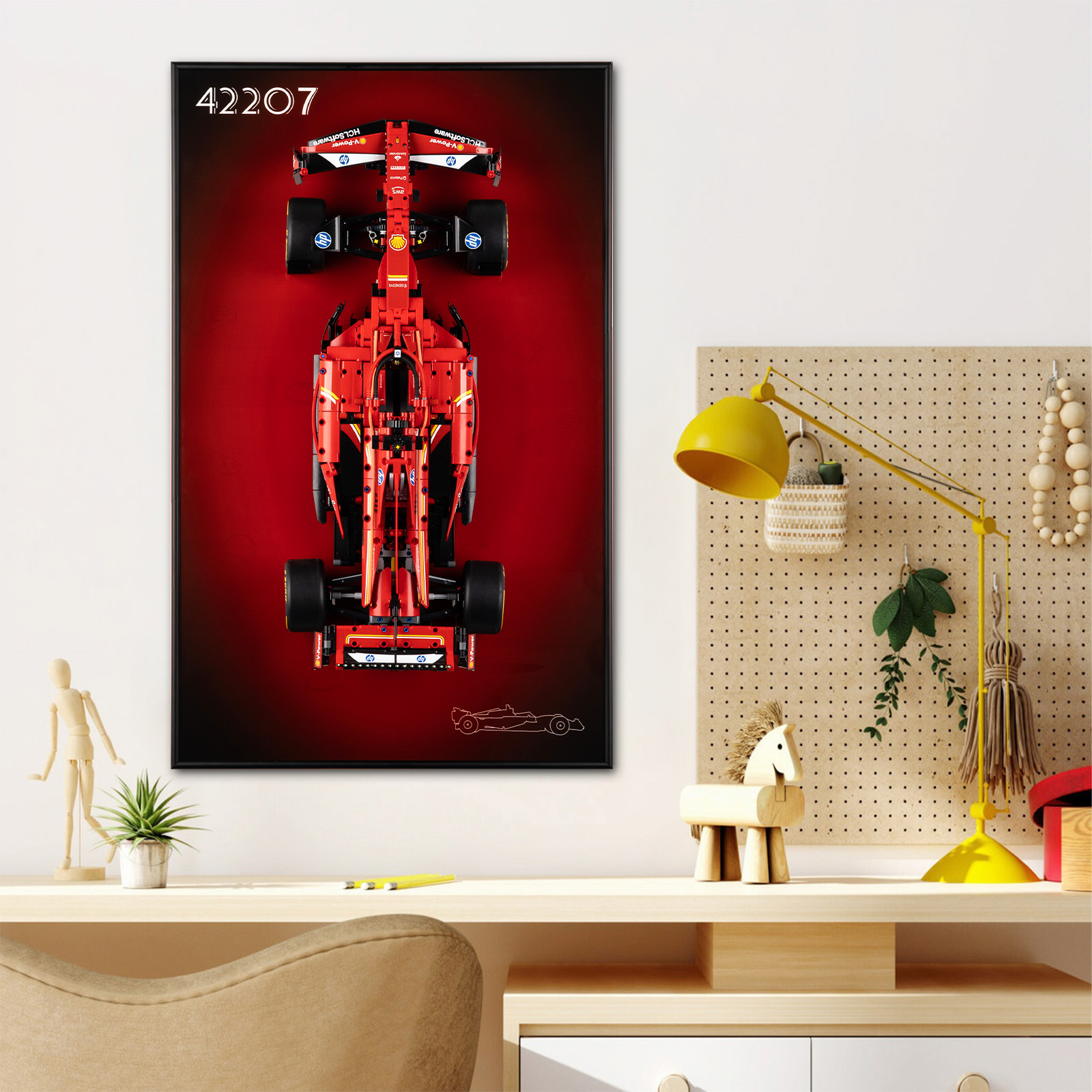 Display Wallboard for Lego Spe - مراجعة Model Kit Ferrari وسعره