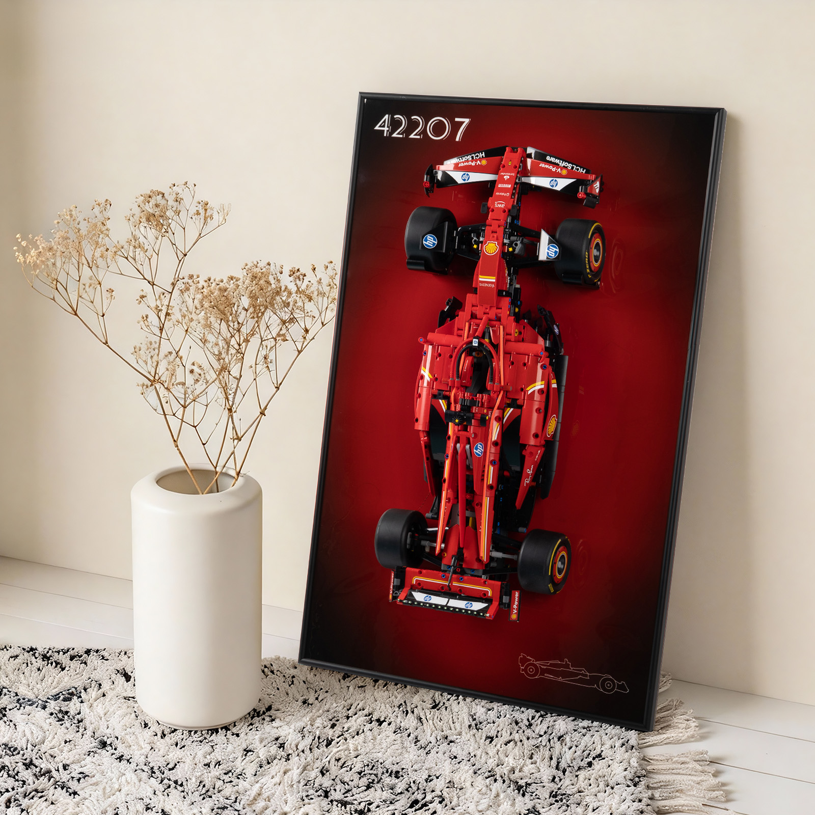Display Wallboard for Lego Spe - مراجعة Model Kit Ferrari وسعره