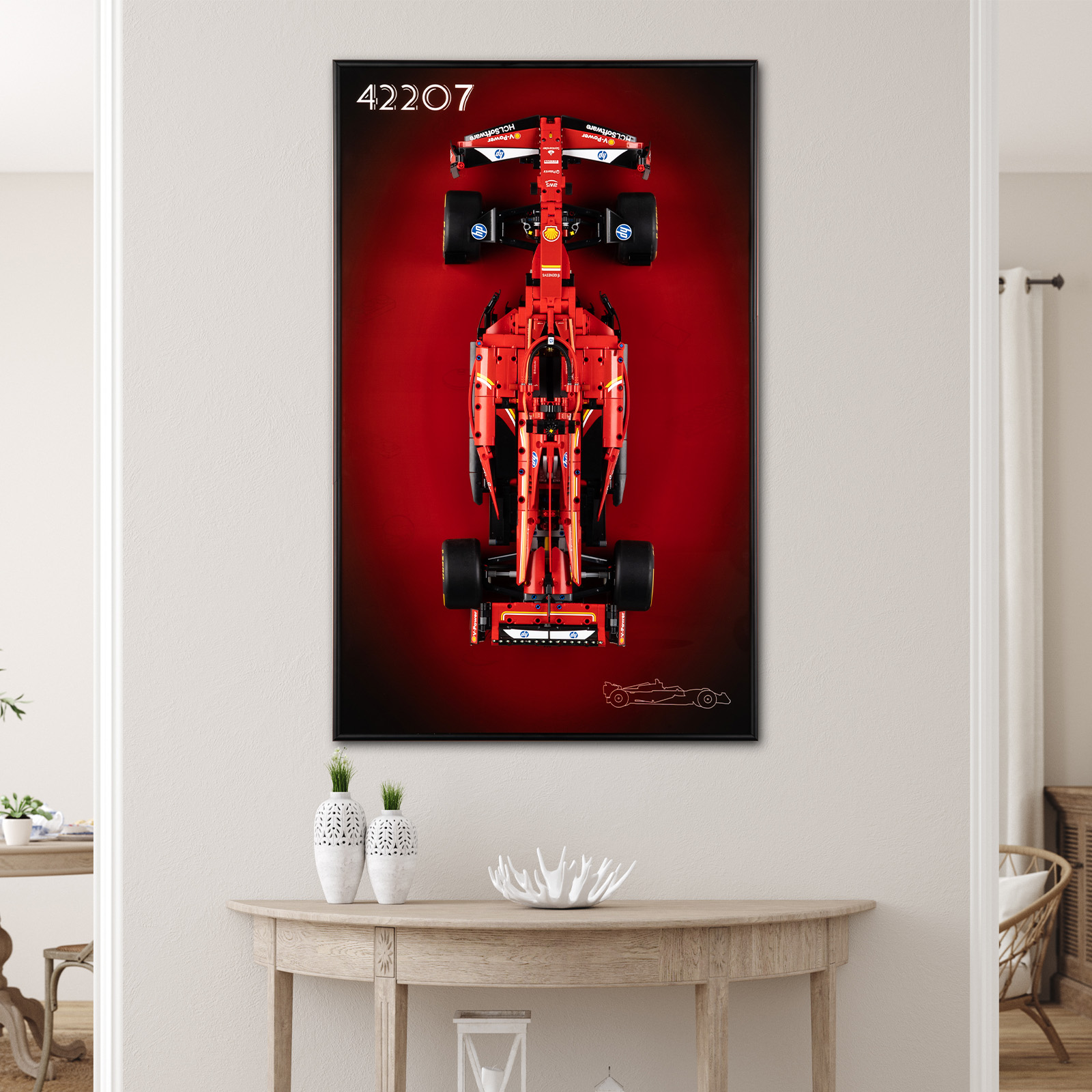 Display Wallboard for Lego Spe - مراجعة Model Kit Ferrari وسعره