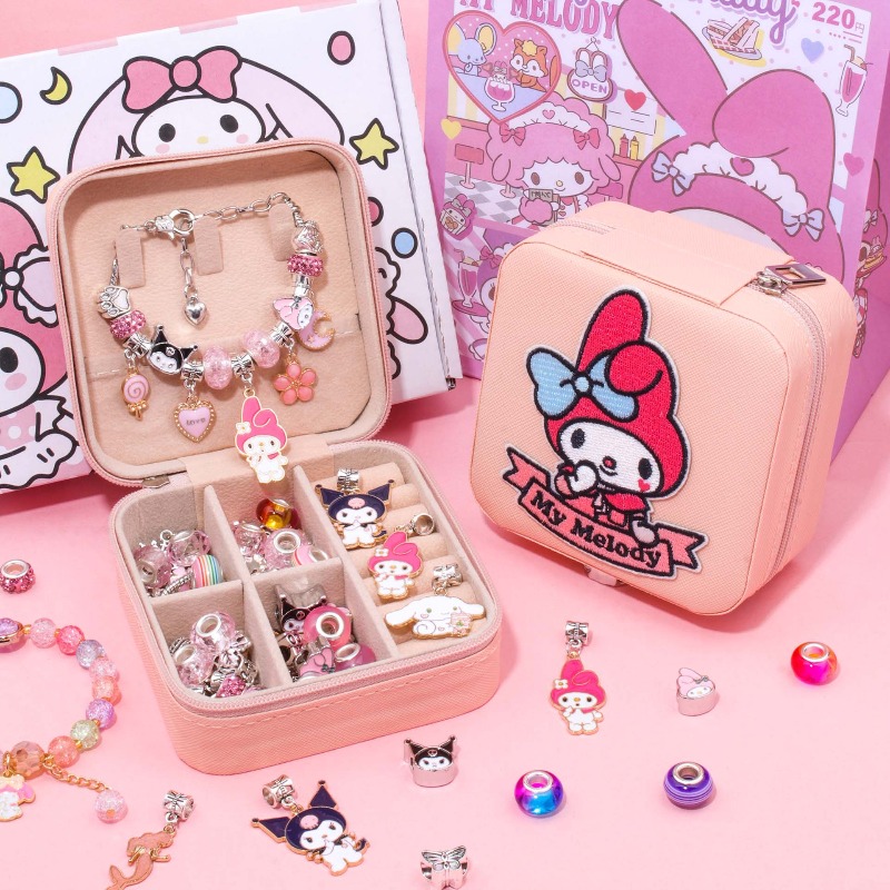 Sanrio Kuromi Beads Charm Brac - مراجعة Model Kit Toy وسعره