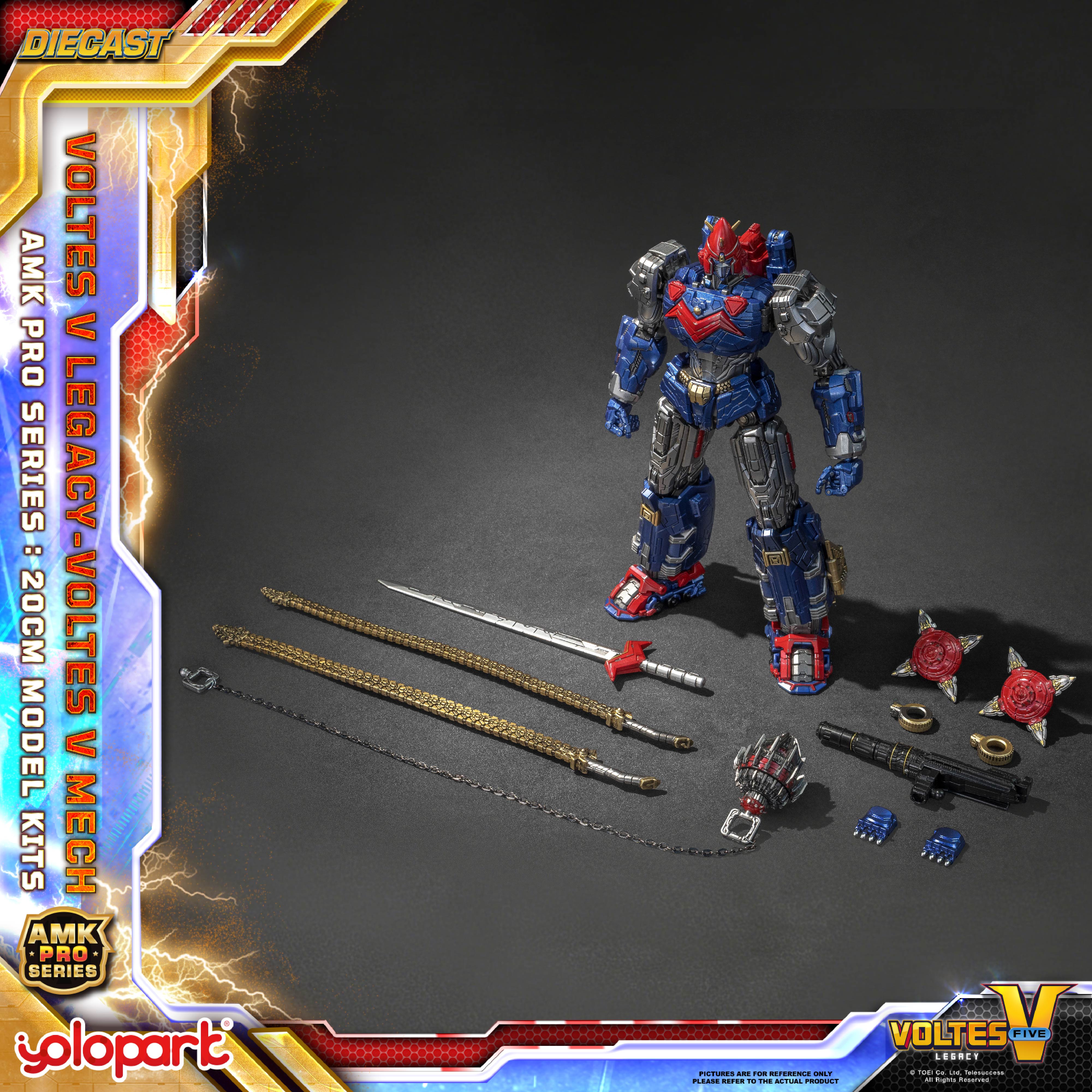 YOLOPARK AMK PRO Series Voltes - مراجعة Model Kit Yolopark وسعره