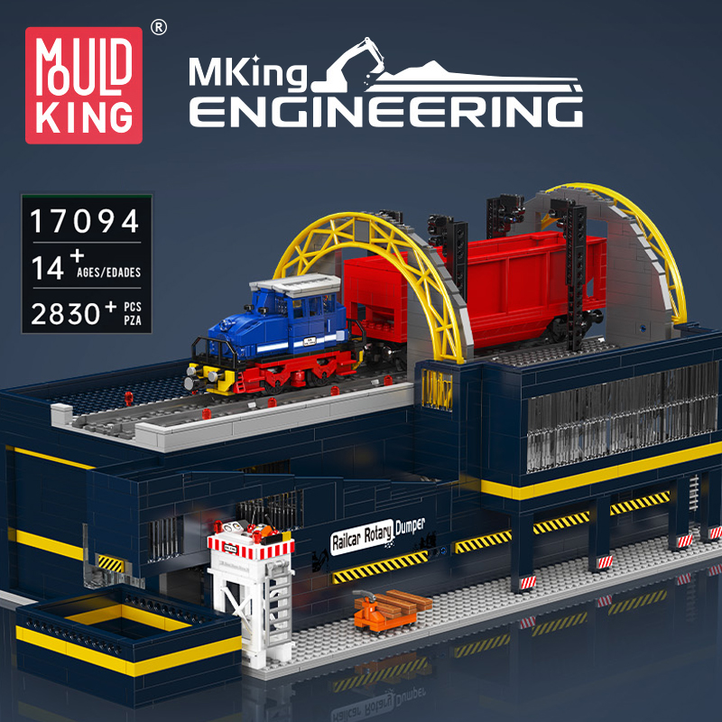 Mould King 17094 Technical Tra - مراجعة Model Kit Train وسعره