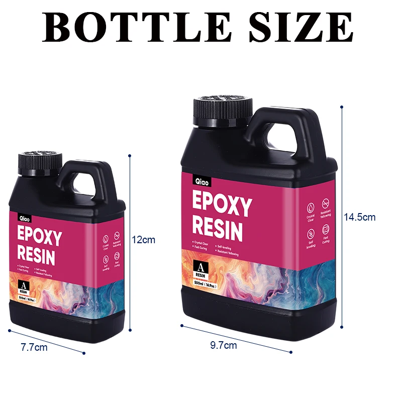 500ml 1000ml Easy Mixing Epoxy - مراجعة Resin Kit Cast وسعره
