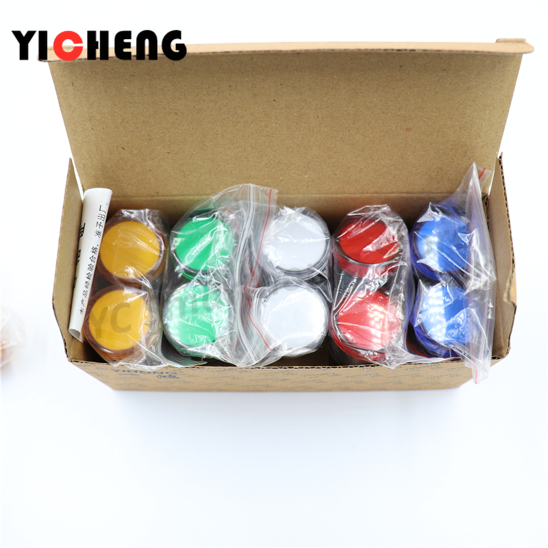 10pcs 22mm Panel Mount Signal  - مراجعة Panel Line Marker وسعره