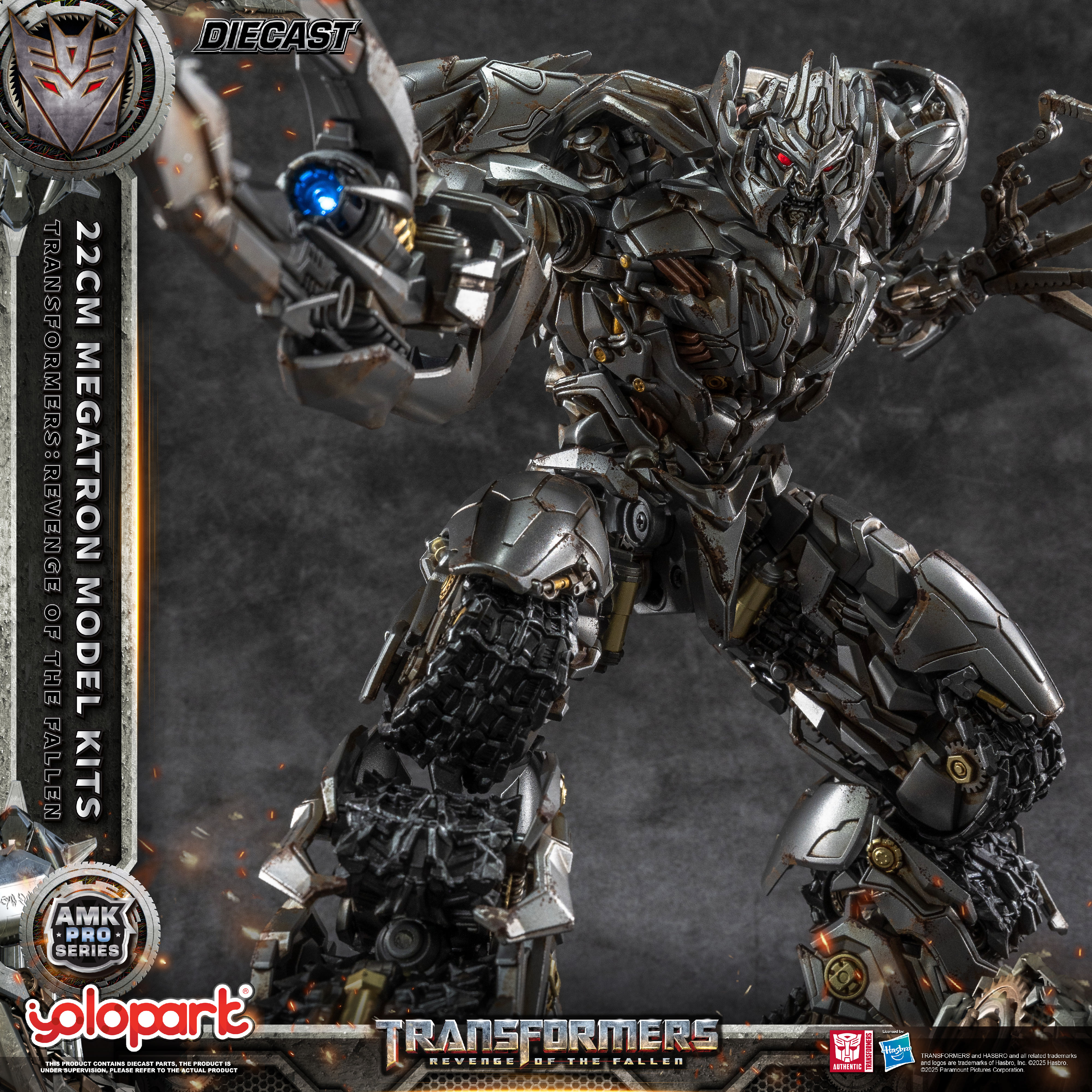 YOLOPARK 22cm Megatron AMK PRO - مراجعة Model Kit Yolopark وسعره