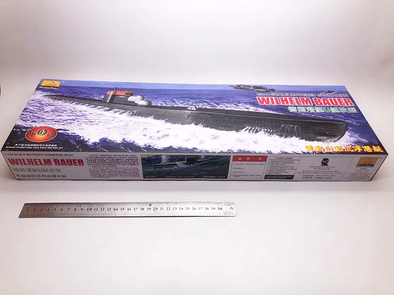 1/144 WWII German U Submarine  - مراجعة Model Kit Battleship وسعره