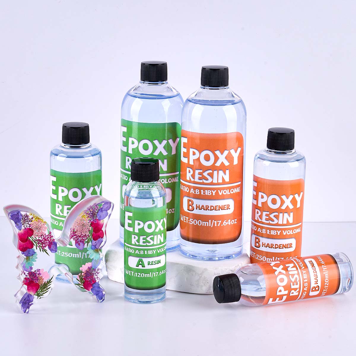 1:1 Ratio Epoxy Resin Kit Anti - مراجعة Resin Kit Cast وسعره