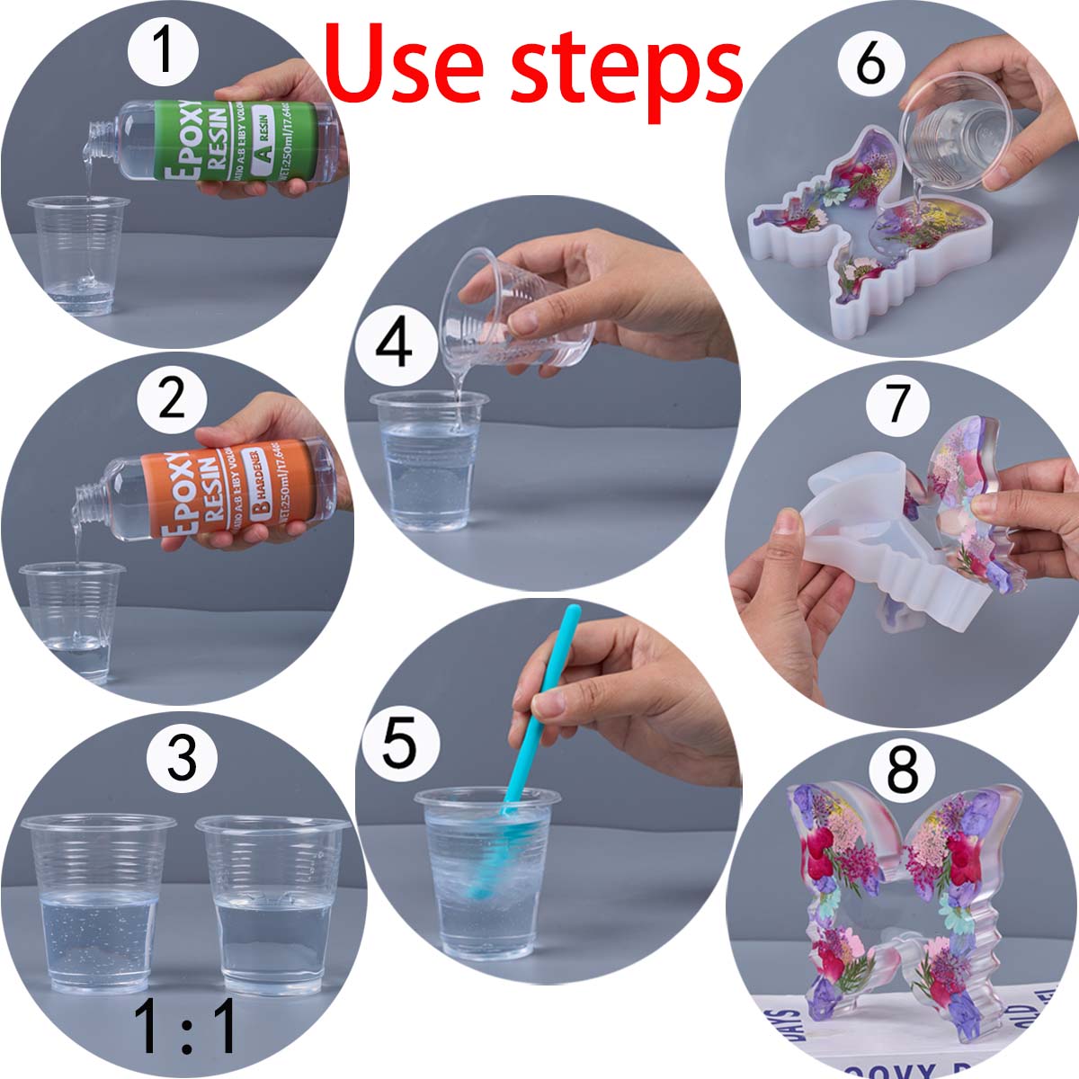 1:1 Ratio Epoxy Resin Kit Anti - مراجعة Resin Kit Cast وسعره
