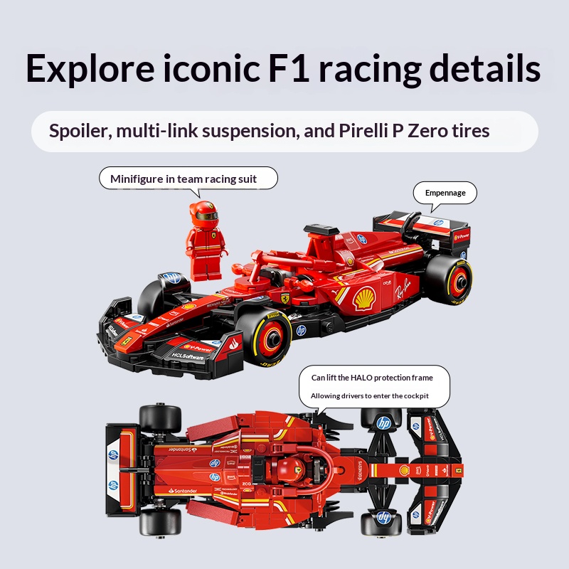 LEGO (LEGO) Building Block Ass - مراجعة Model Kit Ferrari وسعره