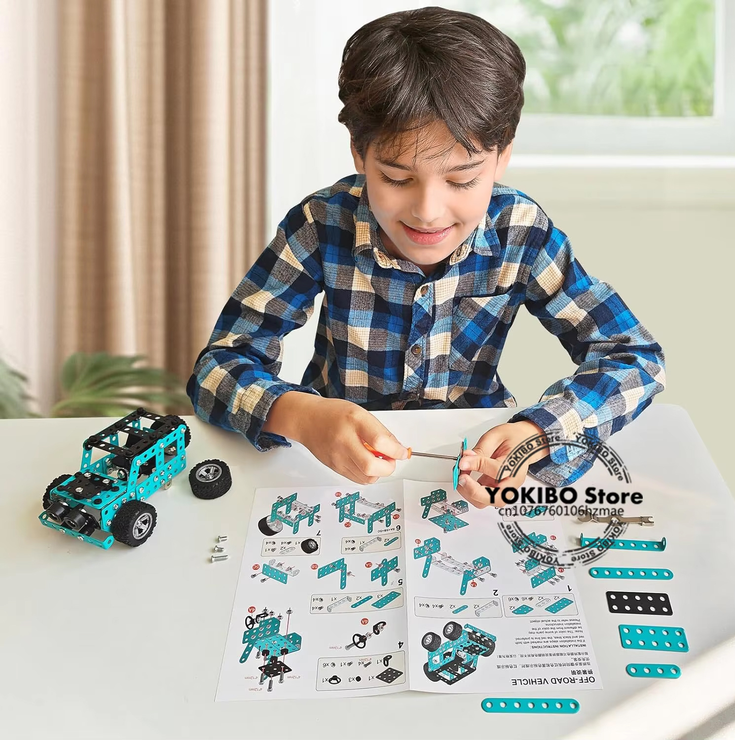 Building Toys Model Truck Set  - مراجعة Model Kit Chemistry وسعره