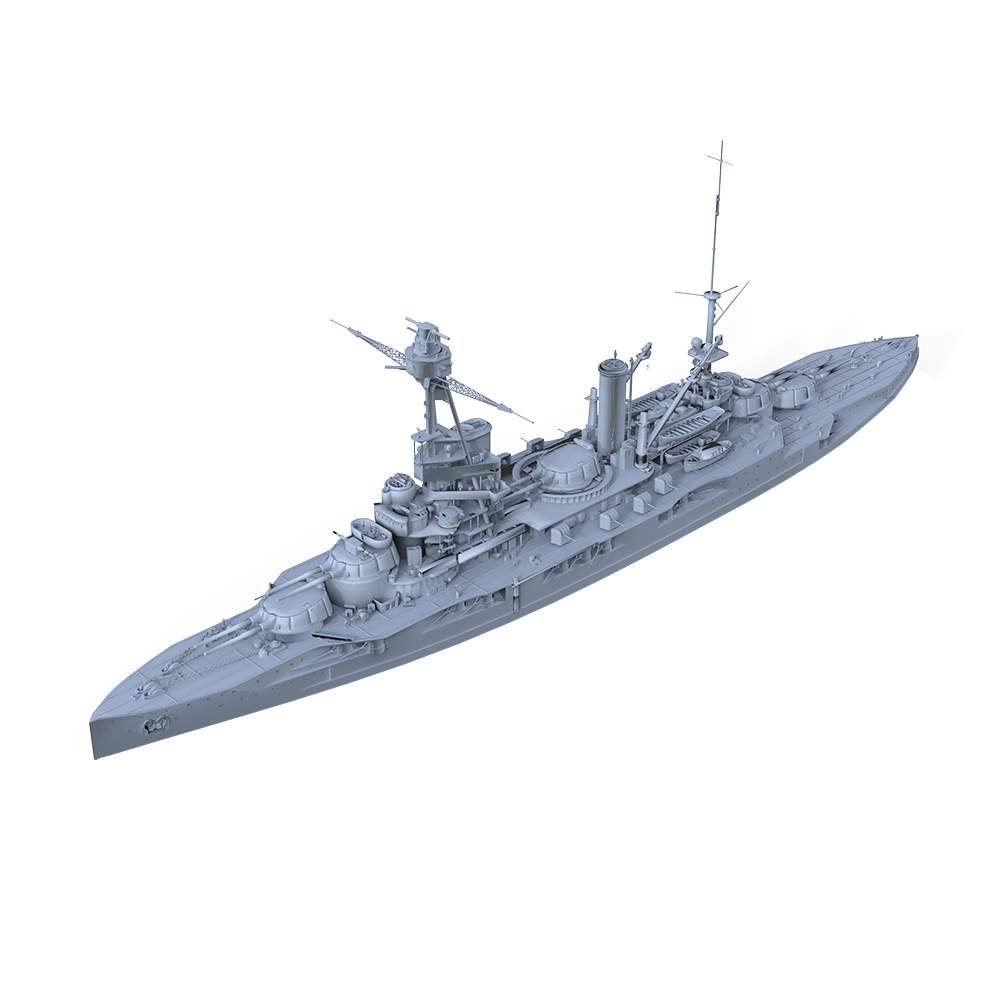 France Navy Bretagne Battleshi - مراجعة Model Kit Battleship وسعره