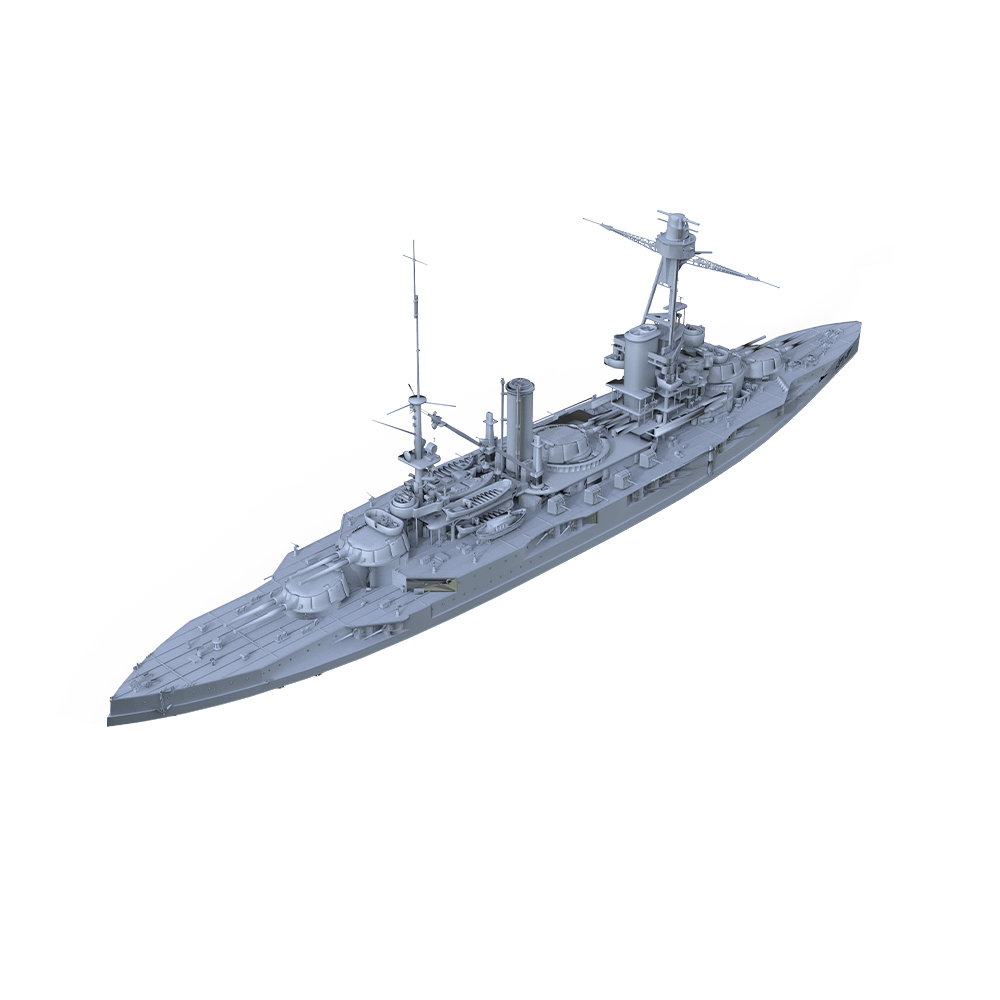France Navy Bretagne Battleshi - مراجعة Model Kit Battleship وسعره