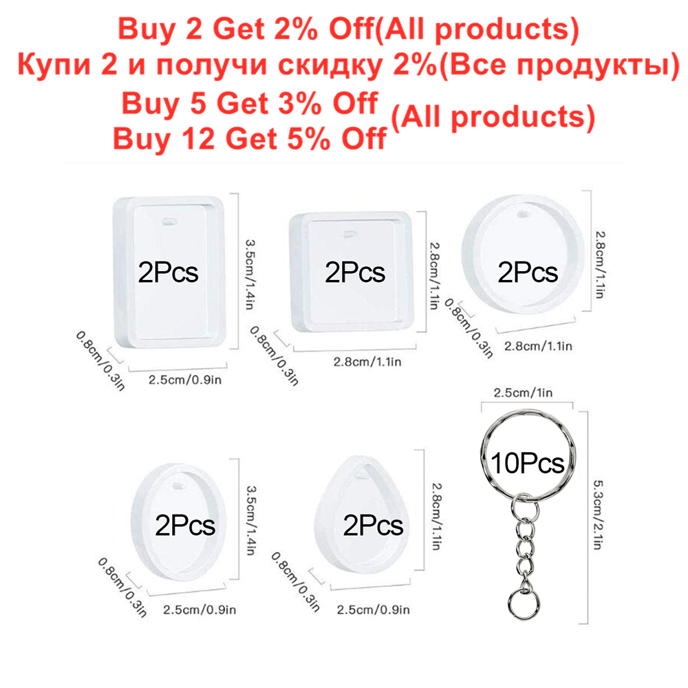 20Pcs/Set DIY Keychain Pendant - مراجعة Resin Kit Cast وسعره