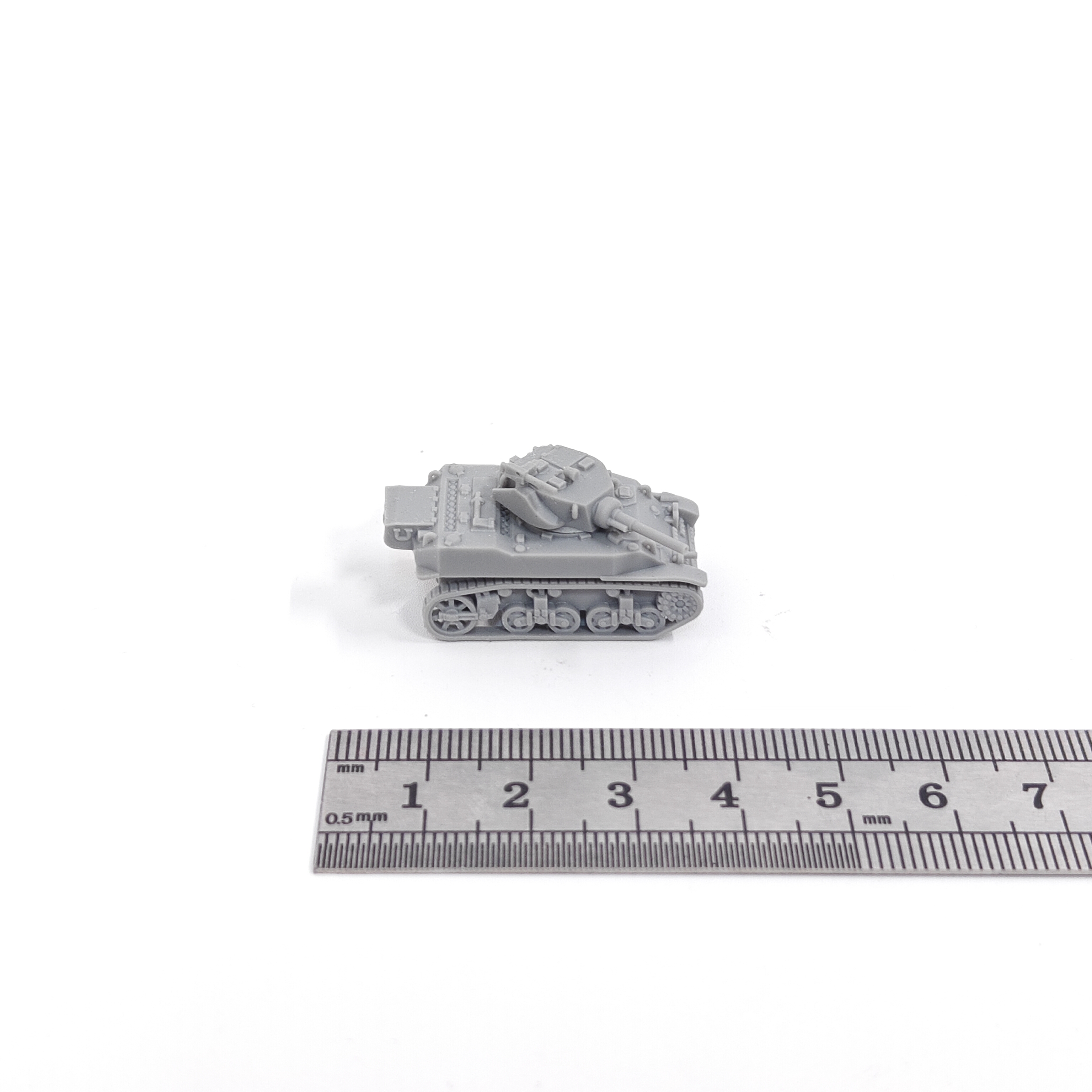 1/144 Scale  M5A1 Stuart Light - مراجعة Model Kit Entry Grade وسعره