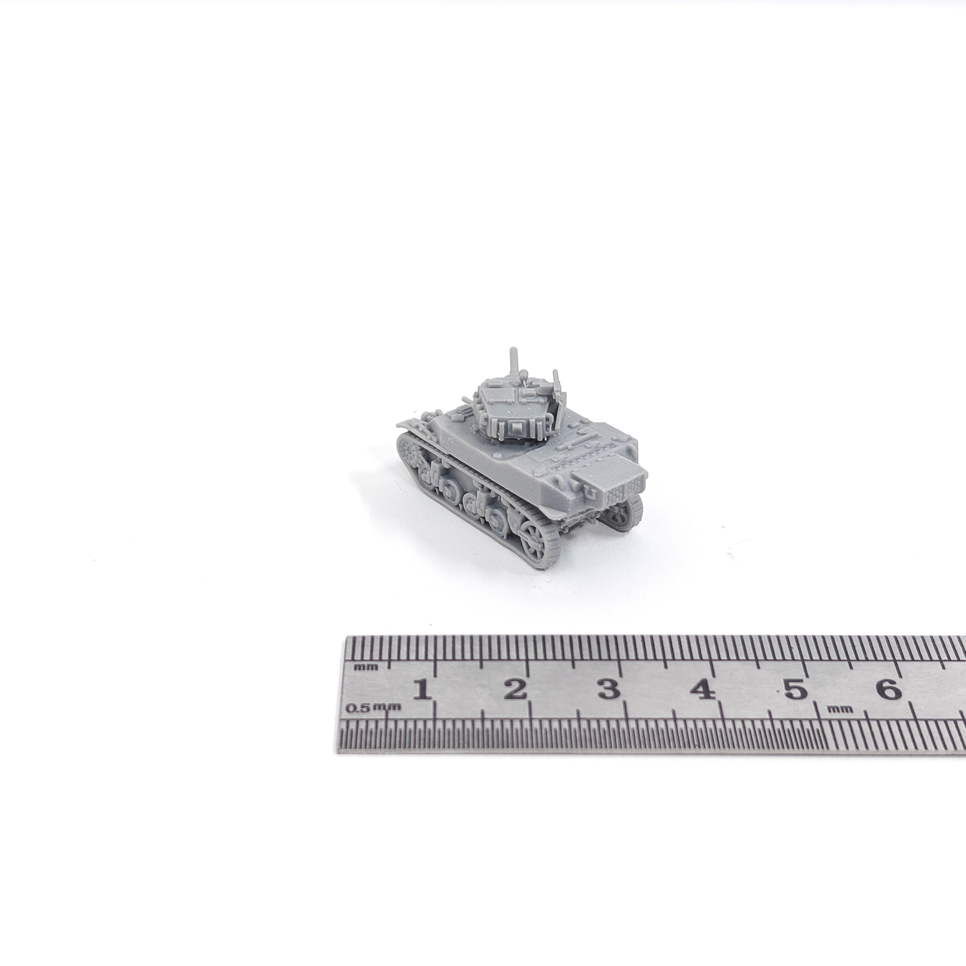 1/144 Scale  M5A1 Stuart Light - مراجعة Model Kit Entry Grade وسعره