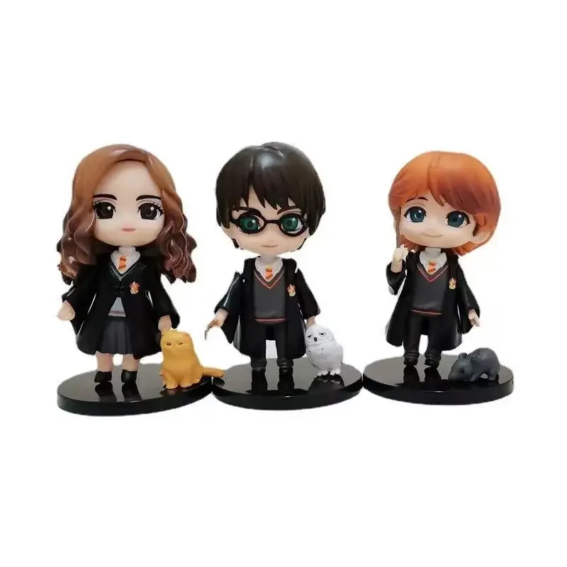 NEW HOT 3pcs/set Anime Figure  - مراجعة Model Kit Harry Potter وسعره