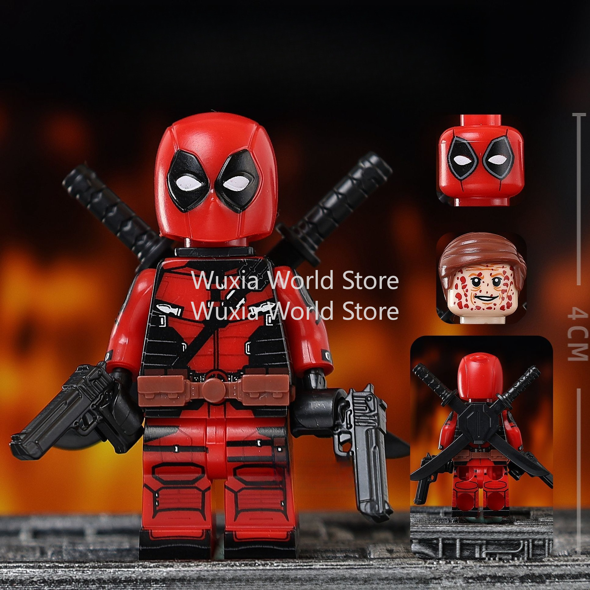 5cm Marvel Deadpool Wolverine  - مراجعة Model Kit Deadpool وسعره