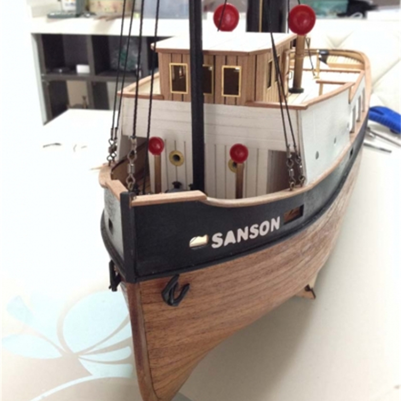 1:50 Laser-cut Wooden Boat Mod - مراجعة Model Kit Entry Grade وسعره