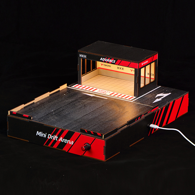 1:64 Scale DIY Drift Track Dio - مراجعة Model Kit Toy وسعره