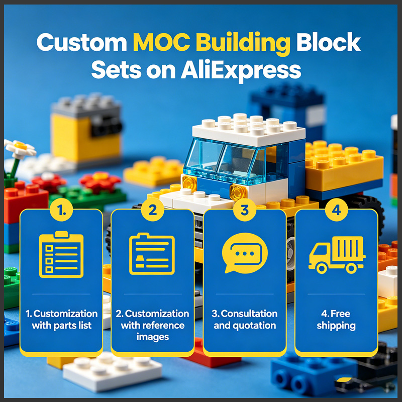Train MOC Building Blocks DIY  - مراجعة Model Kit Train وسعره