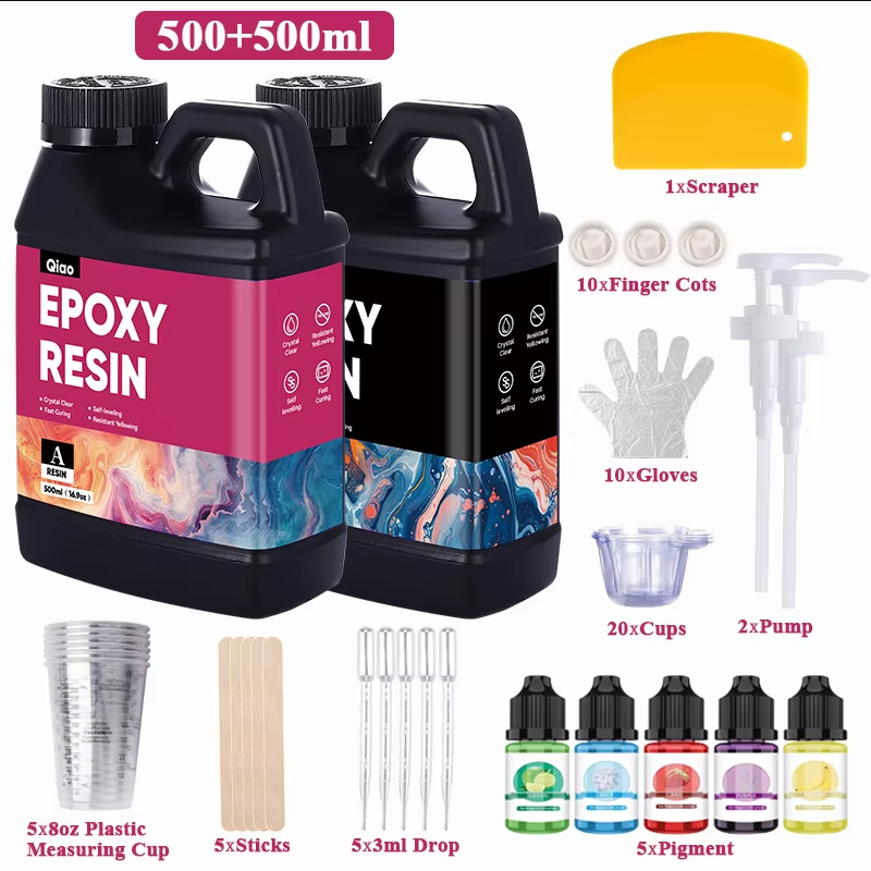 500ml/1000ml Epoxy Resin Kit C - مراجعة Resin Kit Cast وسعره