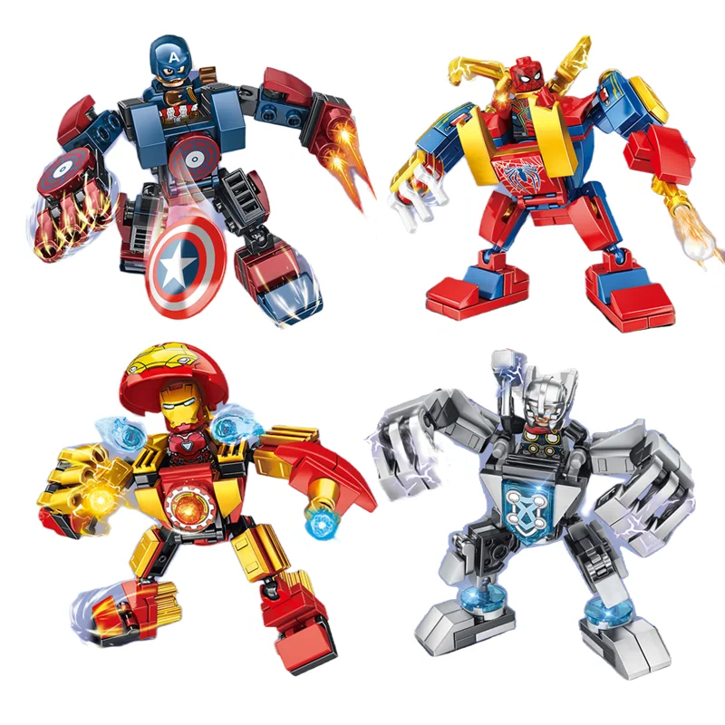 Blind box Mini Marvel Building - مراجعة Model Kit Deadpool وسعره