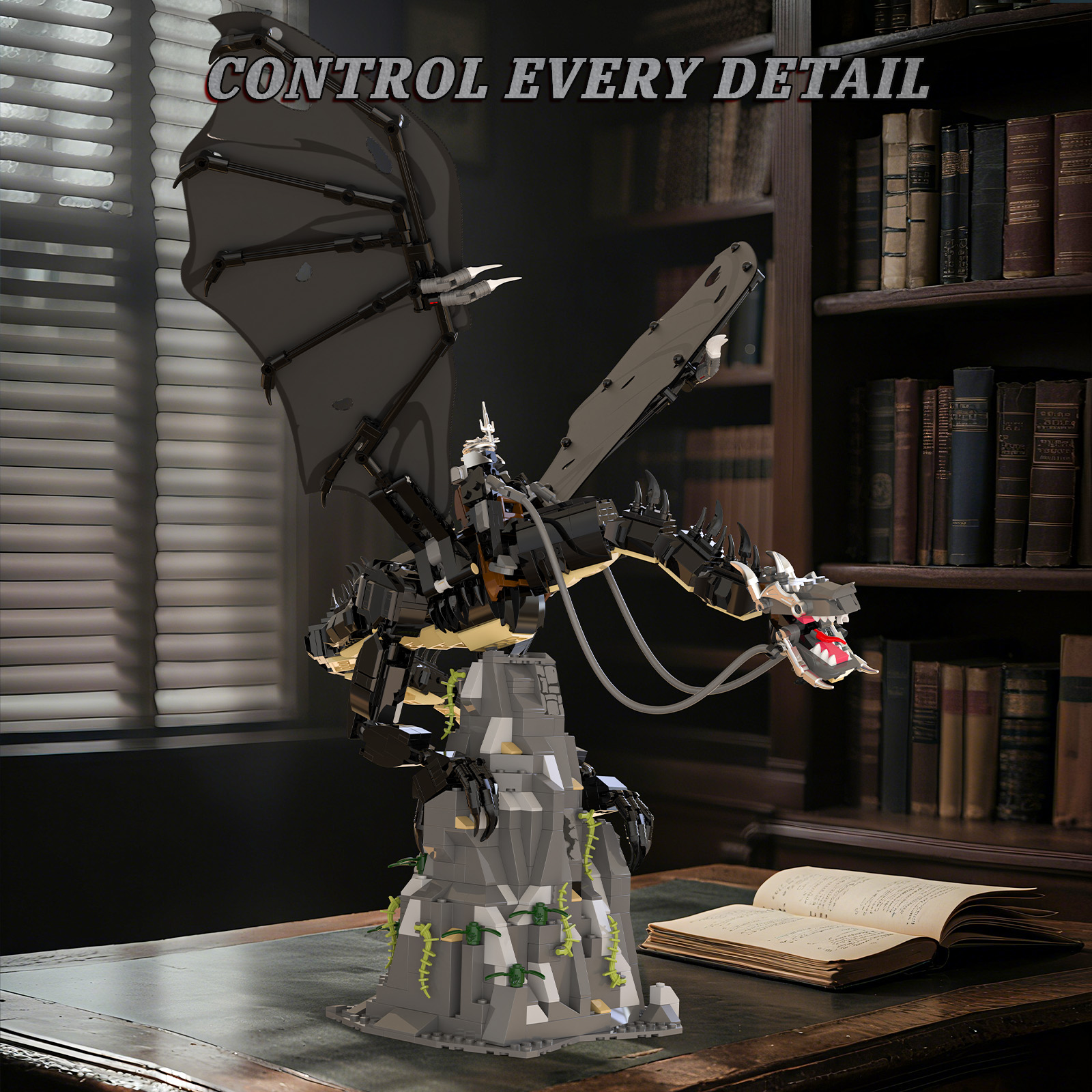 1361pcs Witch King Fell Beast  - مراجعة Model Kit Chemistry وسعره