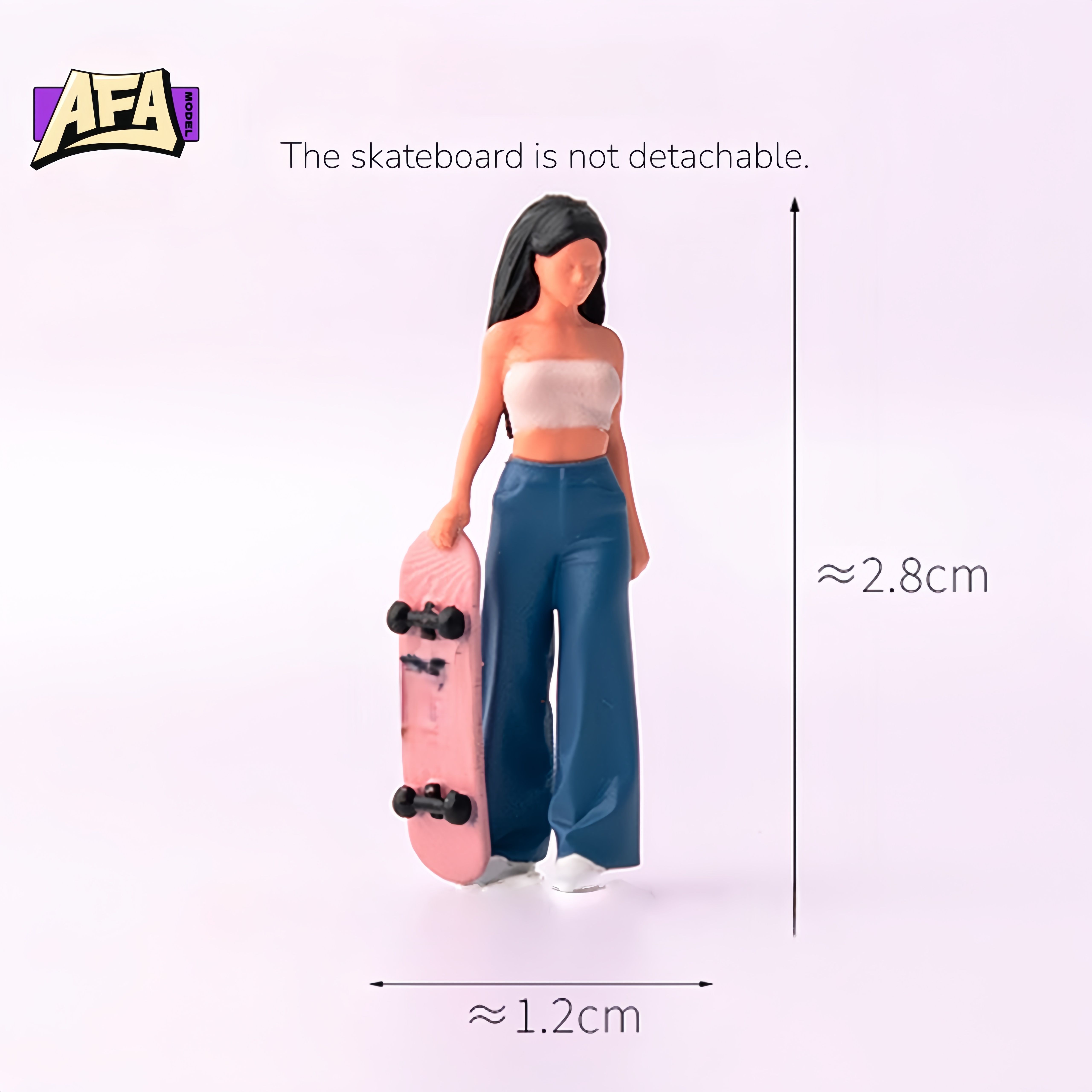 1 64 resin diorama skate Minia - مراجعة Model Kit Toy وسعره