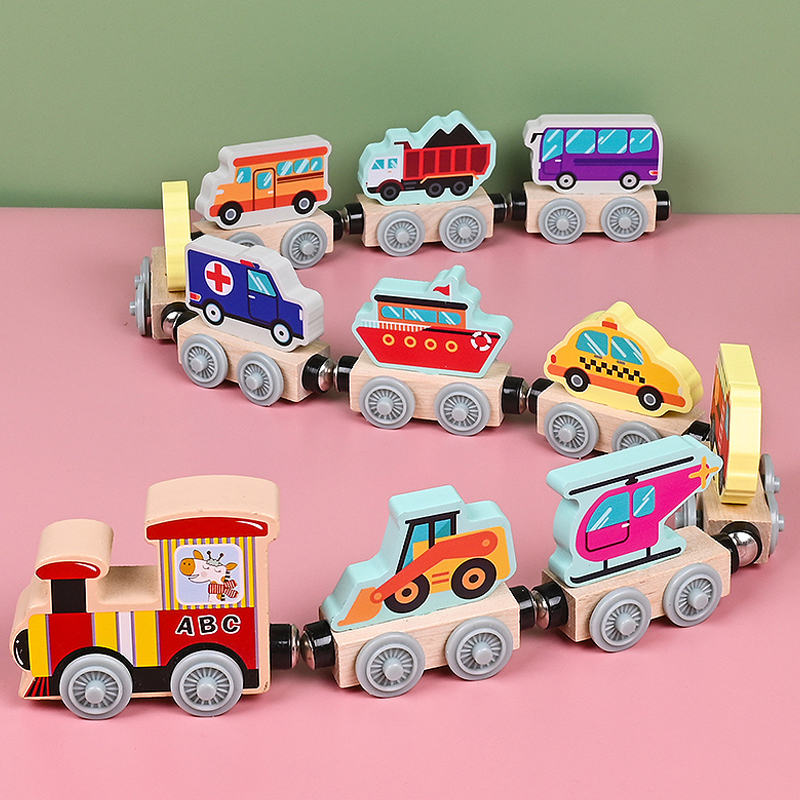 Magnetic Wooden Small Train To - مراجعة Model Kit Train وسعره