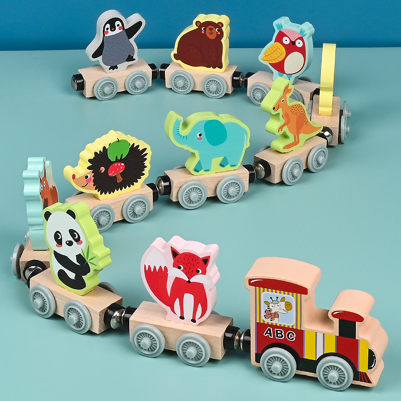Magnetic Wooden Small Train To - مراجعة Model Kit Train وسعره