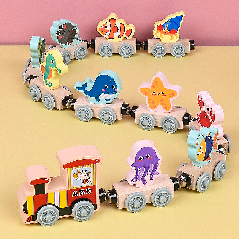 Magnetic Wooden Small Train To - مراجعة Model Kit Train وسعره