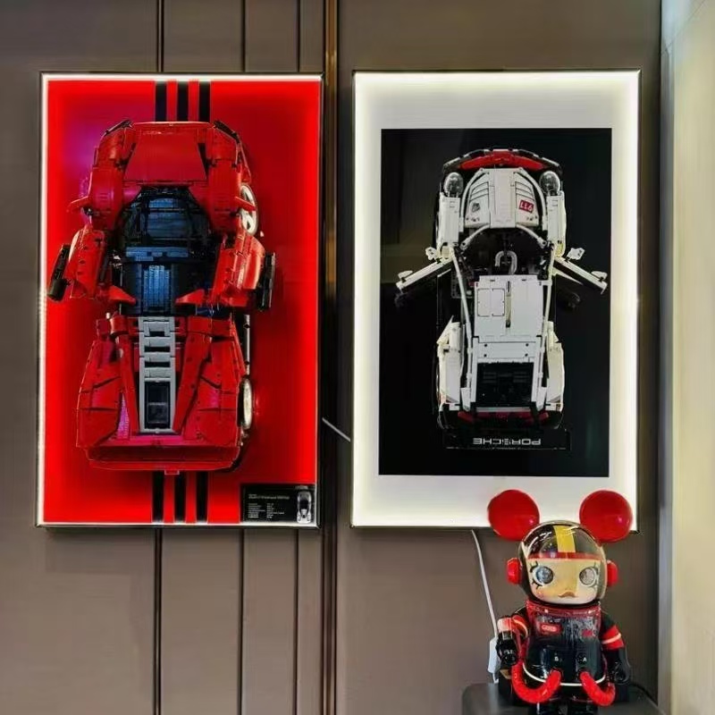 Only Display Wallboard Wall su - مراجعة Model Kit Ferrari وسعره