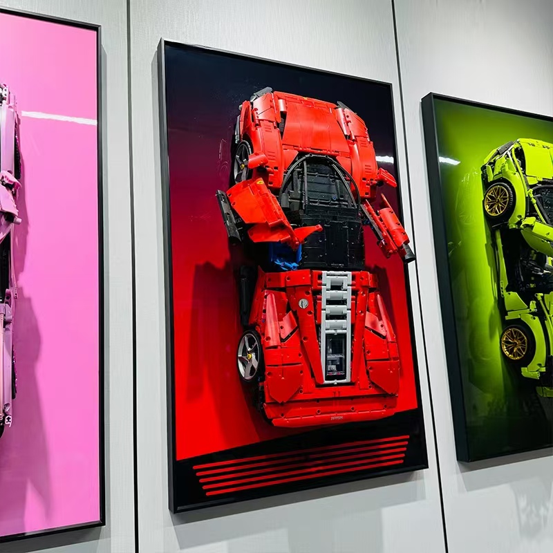 Only Display Wallboard Wall su - مراجعة Model Kit Ferrari وسعره