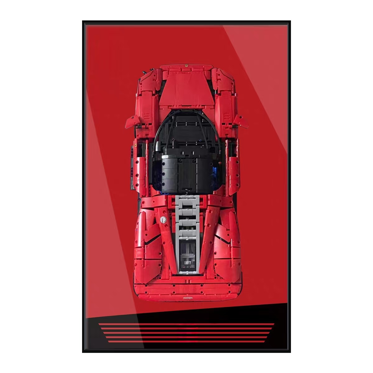 Only Display Wallboard Wall su - مراجعة Model Kit Ferrari وسعره