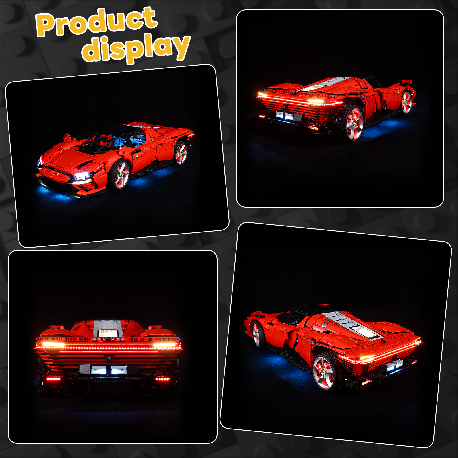 Kyglaring LED Light Kit suitab - مراجعة Model Kit Ferrari وسعره