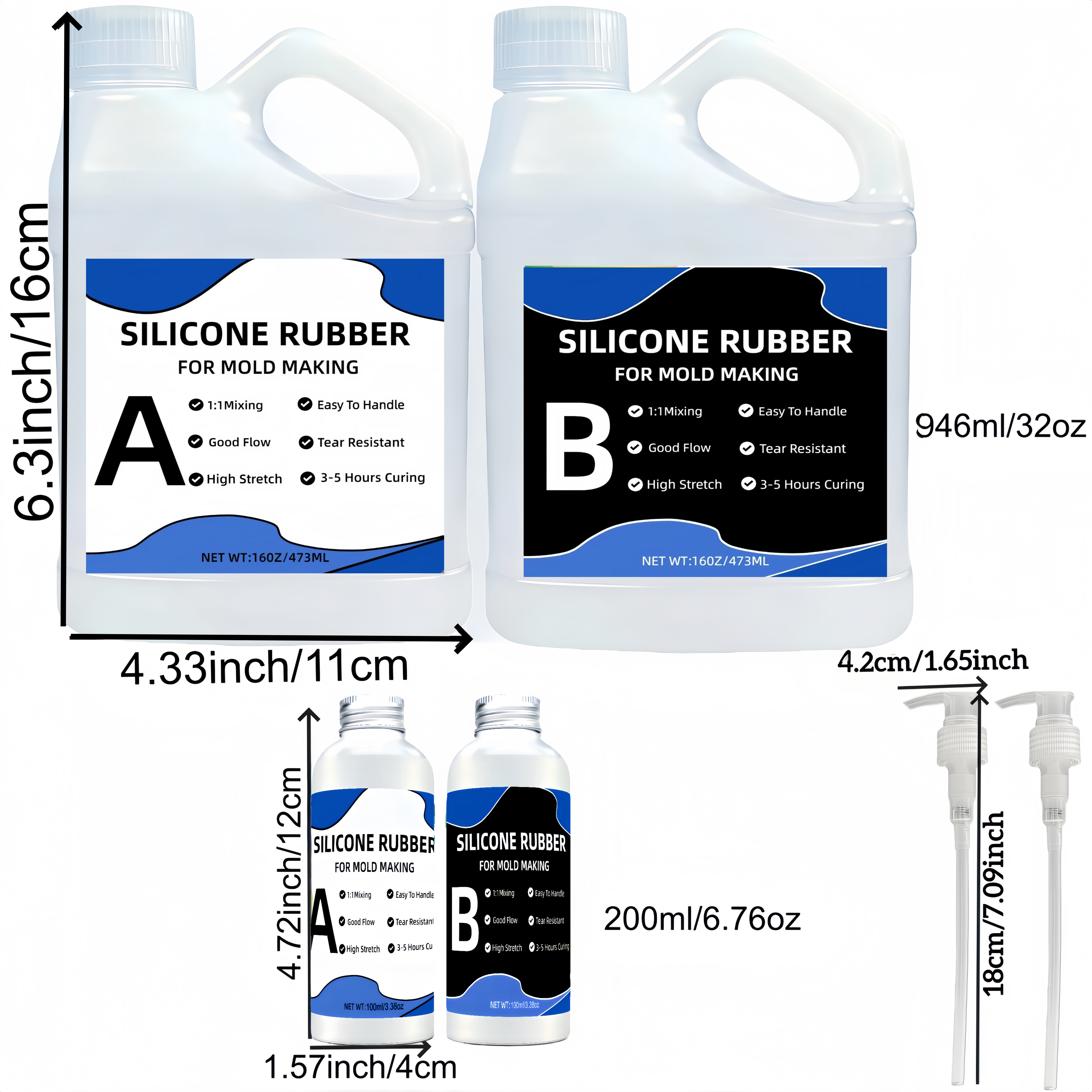 1:1 Translucent Liquid Silicon - مراجعة Resin Kit Cast وسعره