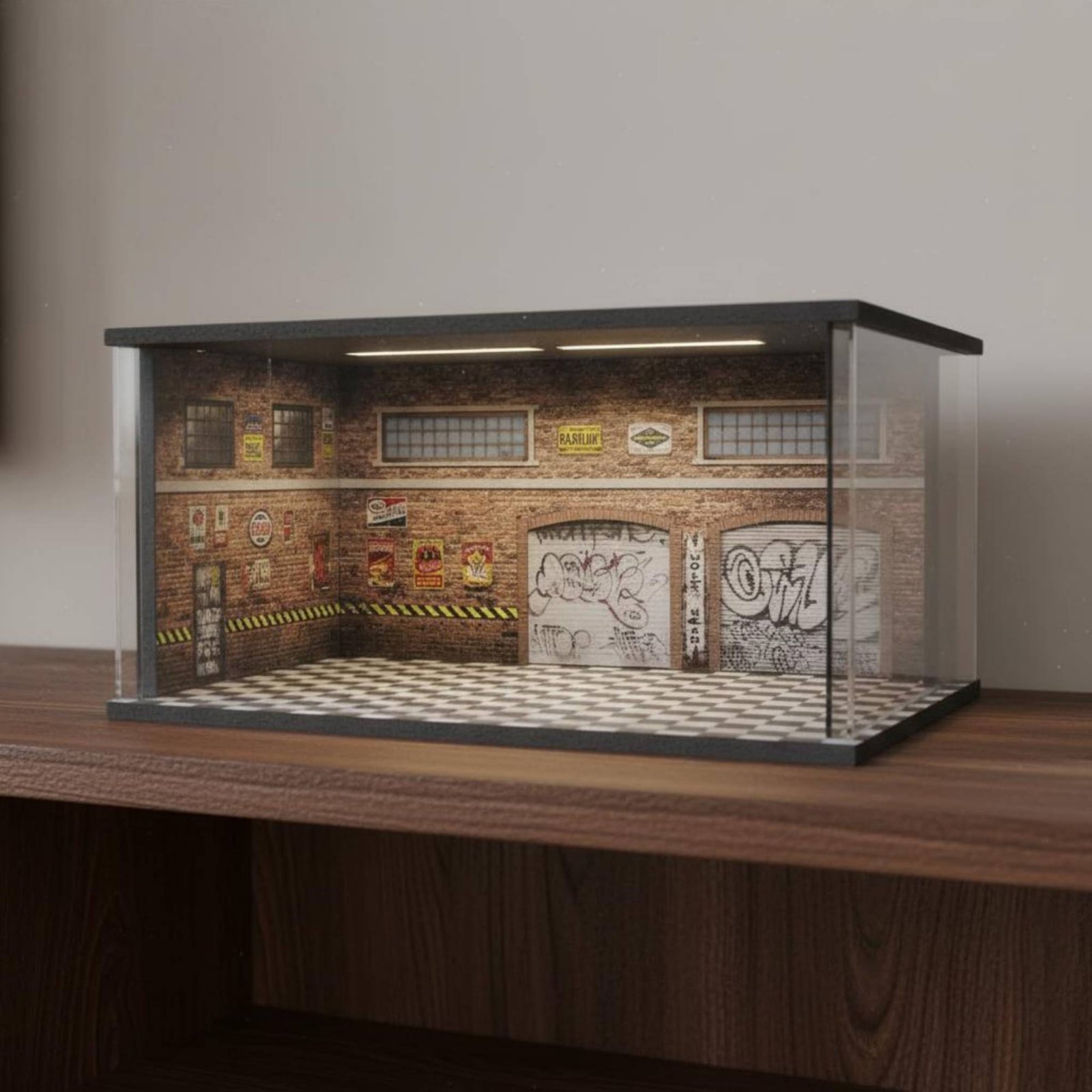 Lighted Car Repair Shop Model  - مراجعة Model Kit Toy وسعره