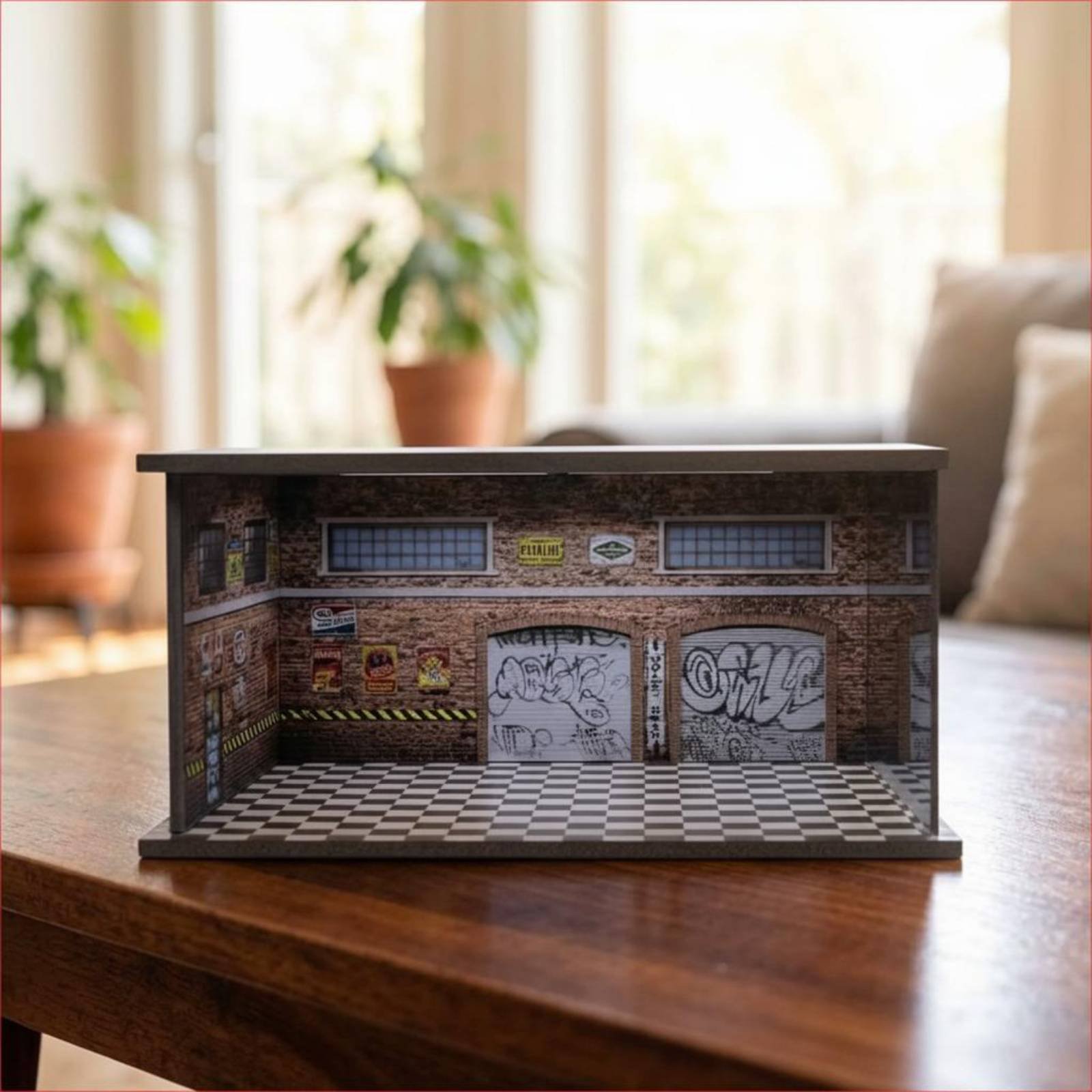 Lighted Car Repair Shop Model  - مراجعة Model Kit Toy وسعره