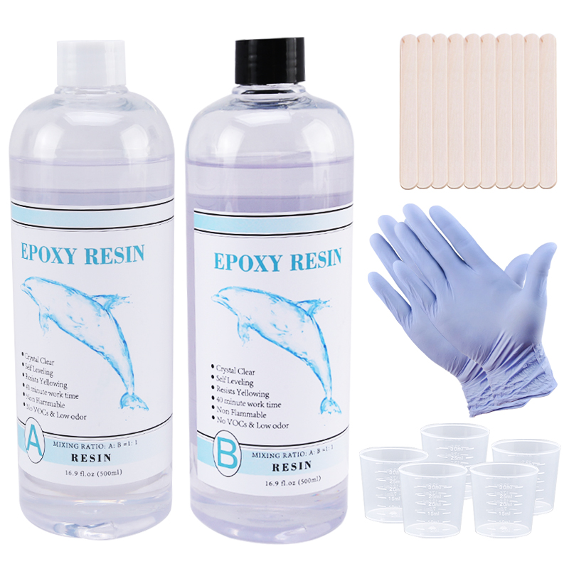 1:1 Clear Epoxy Resin Crystal  - مراجعة Resin Kit Cast وسعره