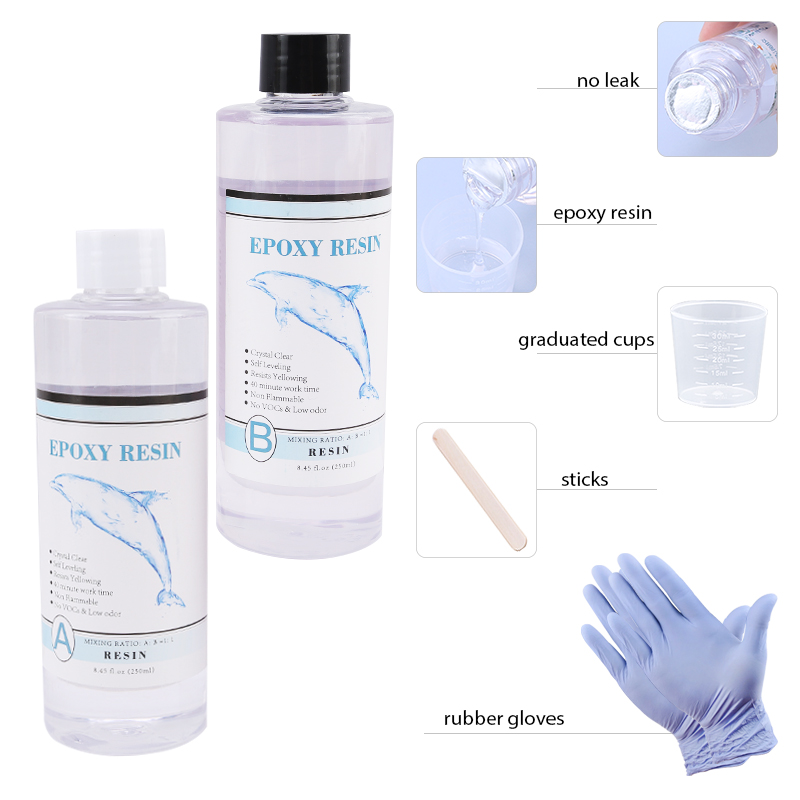1:1 Clear Epoxy Resin Crystal  - مراجعة Resin Kit Cast وسعره