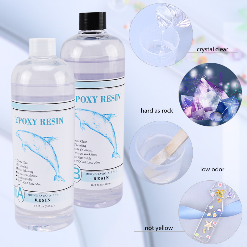1:1 Clear Epoxy Resin Crystal  - مراجعة Resin Kit Cast وسعره