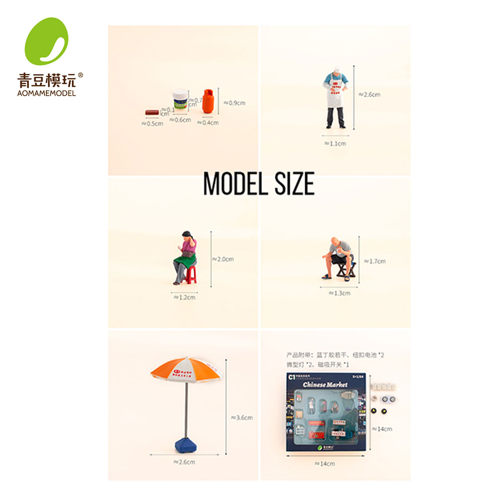 1/64 Night market s Model Kit- - مراجعة Model Kit Toy وسعره